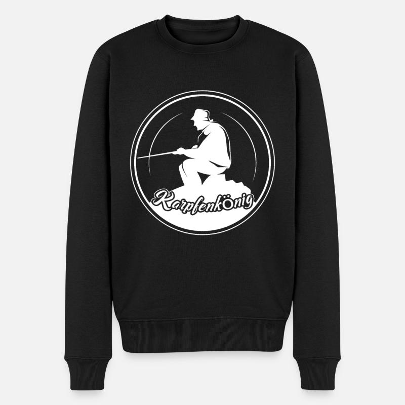 Roi carpe - Pull Premium bio Homme - noir