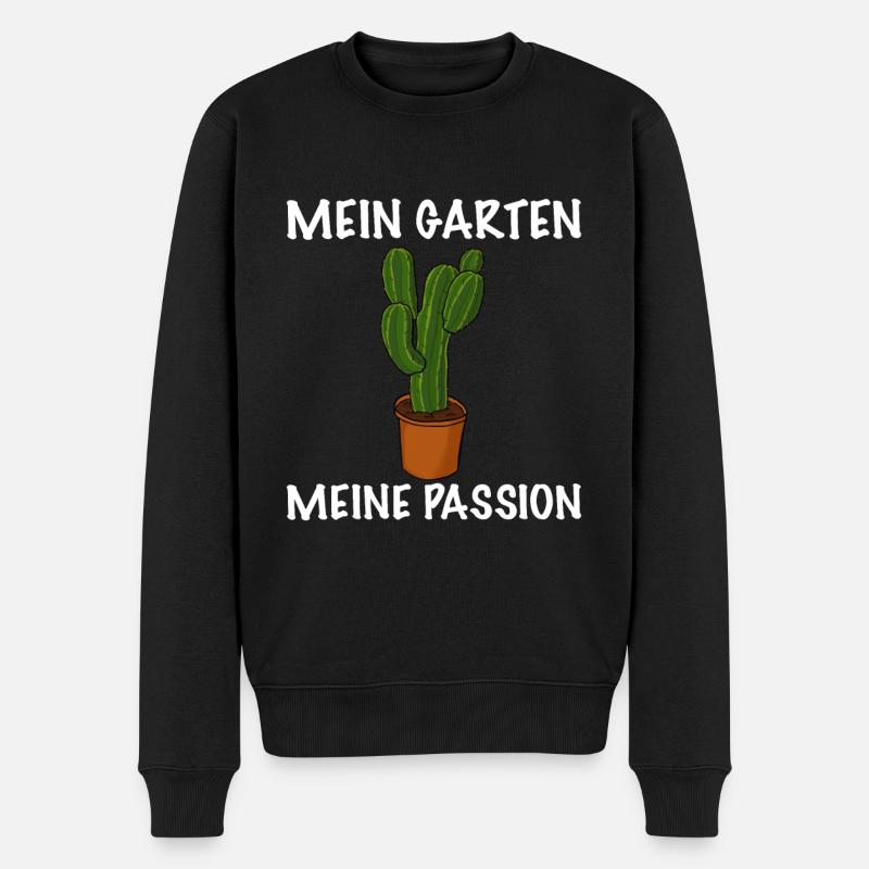 Gärtner Passion - Männer Premium Bio Pullover - Schwarz