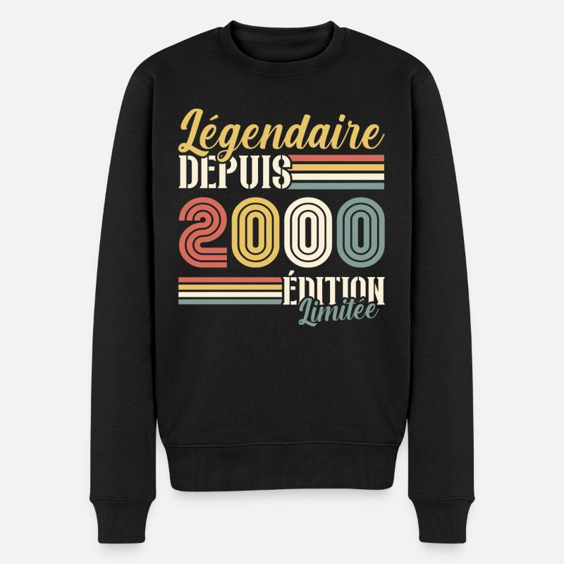Légendaire Depuis 2000 - Pull Premium bio Homme - noir