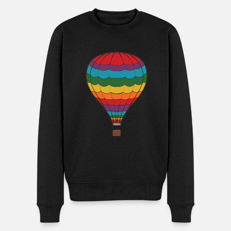 Ballon Montgolfière Montgolfière - Pull Premium bio Homme - noir
