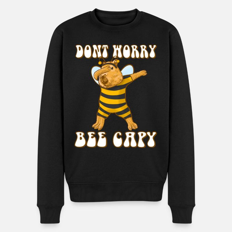 Capybara be Capy - Pull Premium bio Homme - noir