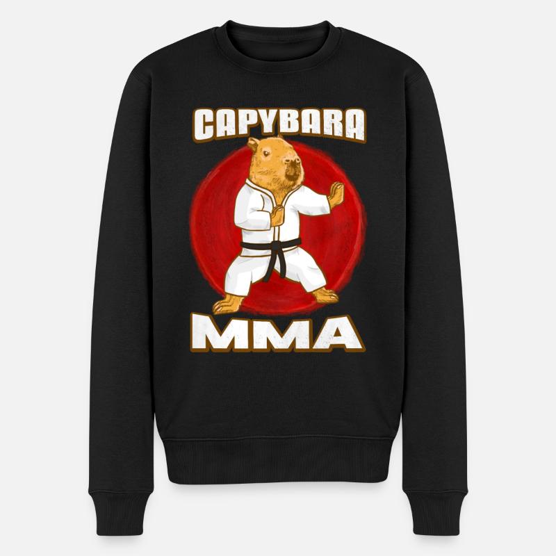 Capybara MMA - Pull Premium bio Homme - noir