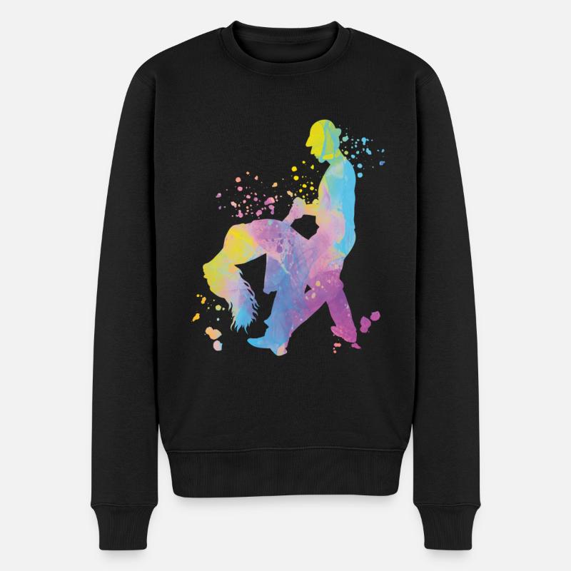 Salsero Und Salsera Salsa-festival - Männer Premium Bio Pullover - Schwarz