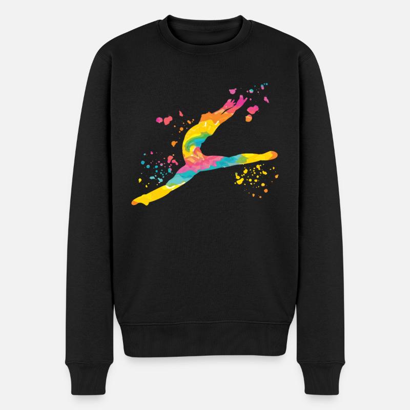 Ballet Danseur Colorsplash Man Ballerino - Pull Premium bio Homme - noir