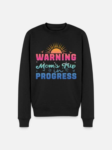Avertissement mamans Trip In Progress - Pull Premium bio Homme - noir