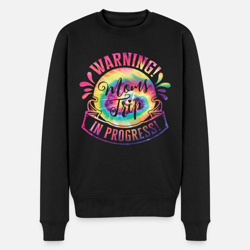 Avertissement mamans Trip In Progress - Pull Premium bio Homme - noir