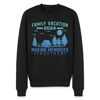 Familienurlaub Making Memories - Männer Premium Bio Pullover - Schwarz - Vorne - Nico (187cm)