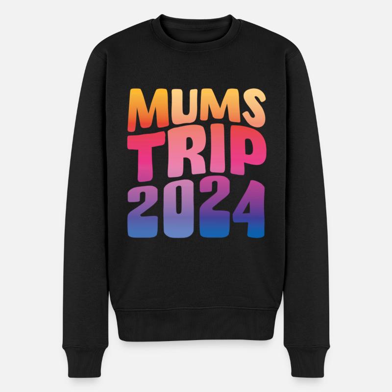 Mums Trip 2024 - Männer Premium Bio Pullover - Schwarz