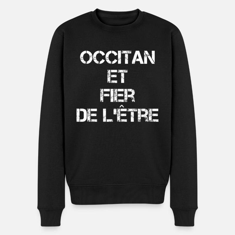 Occitan Et Fier De L'ëtre Cadeau - Pull Premium bio Homme - noir