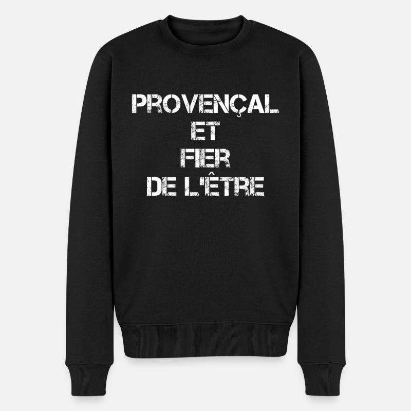 Provençal Et Fier De L'ëtre Cadeau - Pull Premium bio Homme - noir