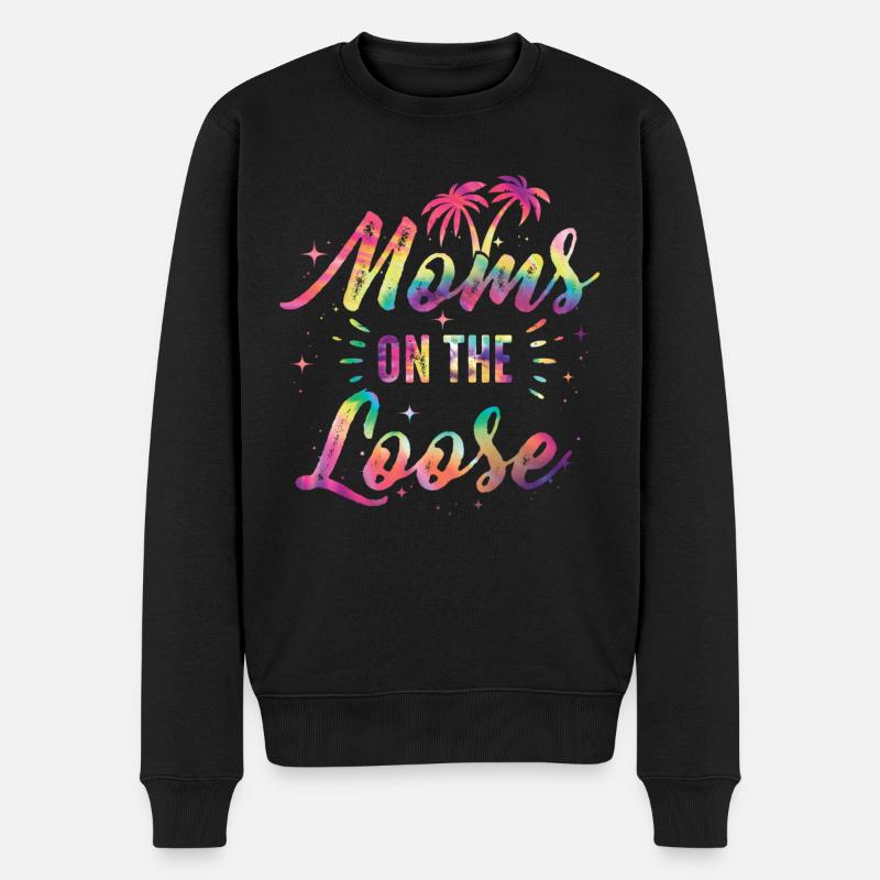 Mamans Sur Le Voyage Des Copines En Liberté - Pull Premium bio Homme - noir