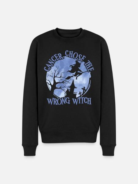 Cancer Witch Periwinkle Esophageal - Men's Premium Organic Jumper - black