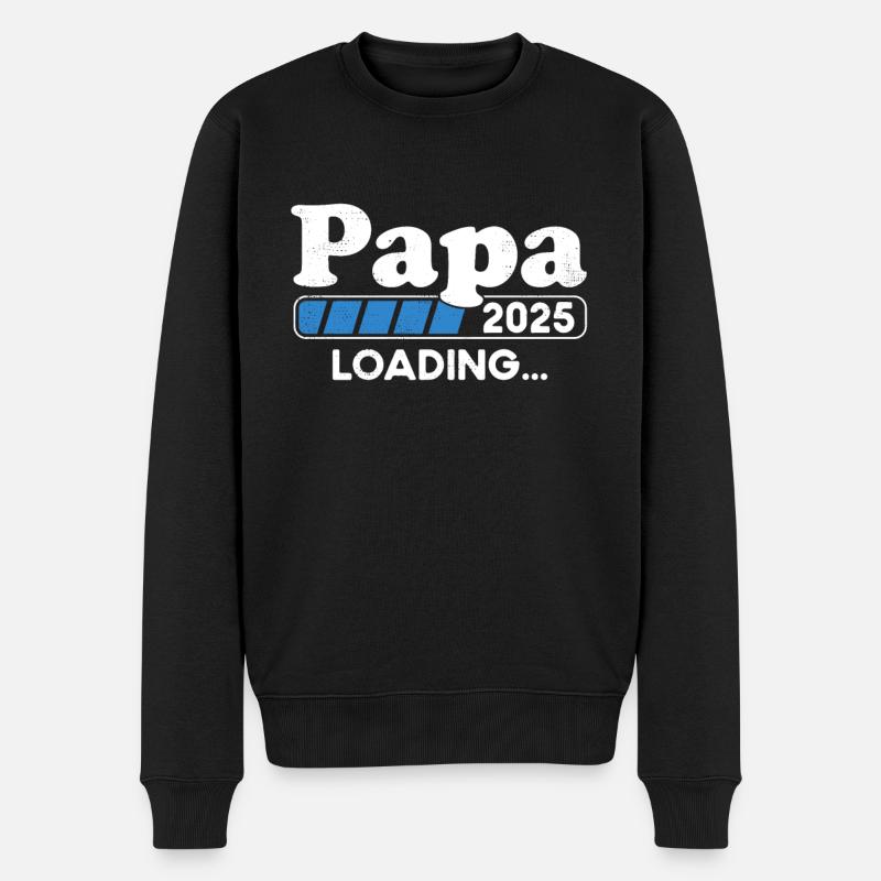 Papa 2025 Loading Parents 2025 Papa Est. 2025 - Pull Premium bio Homme - noir