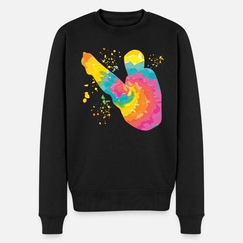 Turmspringen Synchronspringen Kunstspringen - Männer Premium Bio Pullover - Schwarz