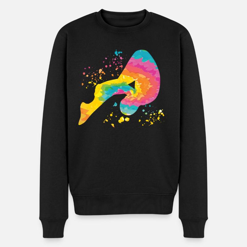 Turmspringen Synchronspringen Kunstspringen - Männer Premium Bio Pullover - Schwarz