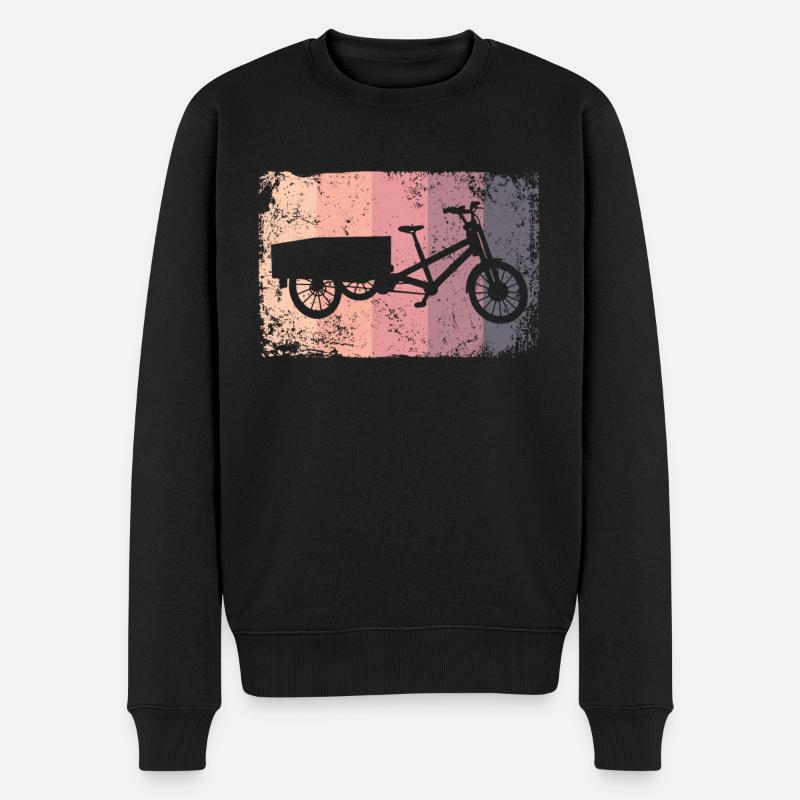 Lastenfahrrad Lastenrad Vélo Cargo Cargobike - Pull Premium bio Homme - noir