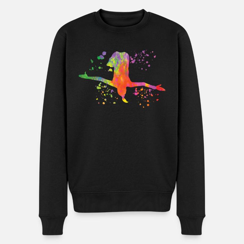 Turmspringen Synchronspringen Kunstspringen - Männer Premium Bio Pullover - Schwarz
