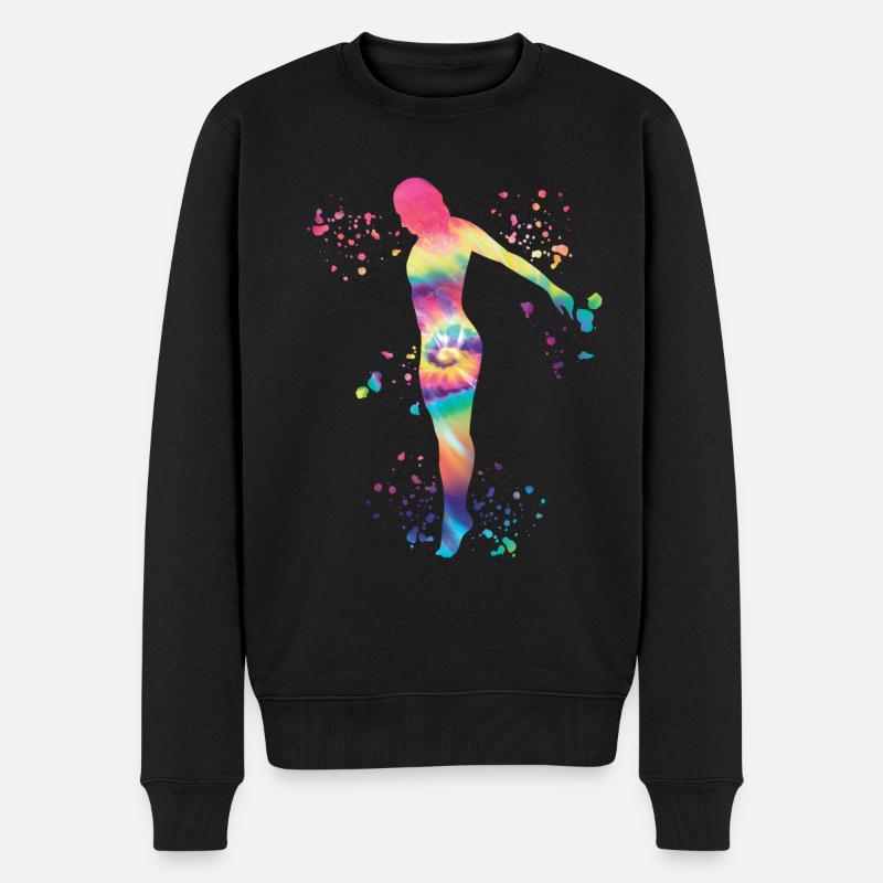 Turmspringen Synchronspringen Kunstspringen - Männer Premium Bio Pullover - Schwarz