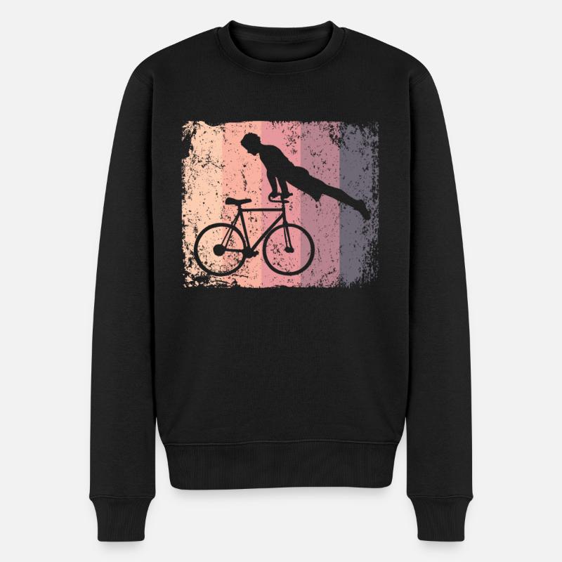 Kunstradfahren Kunstradfahrer - Männer Premium Bio Pullover - Schwarz
