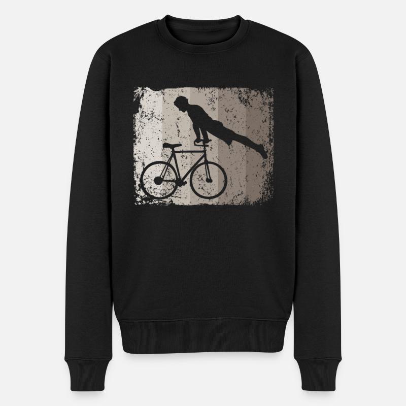 Kunstradfahren Kunstradfahrer - Männer Premium Bio Pullover - Schwarz