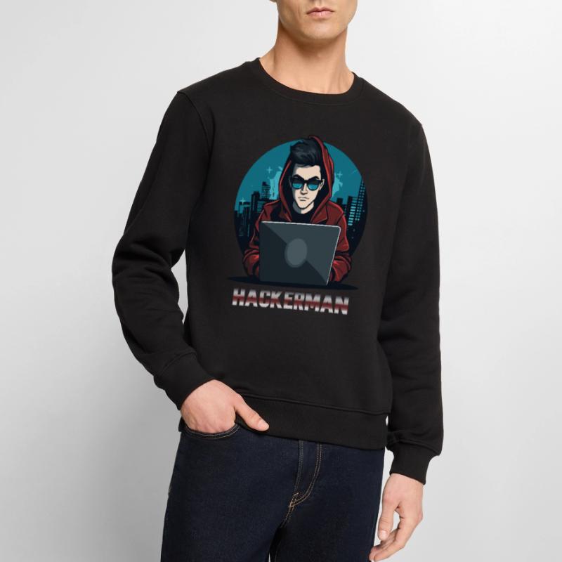 Cool Hacker Codage Spécialiste de l’informatique Hackerman Pull Premium bio Homme