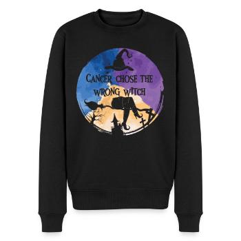 Krebs Hexe Ringelblume Blasenkrebs - Männer Premium Bio Pullover - Schwarz - Vorne - Nico (187cm)