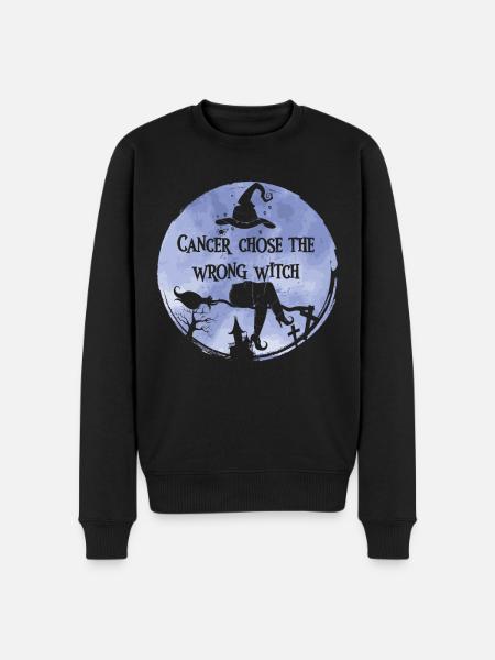 Cancer Witch Periwinkle Esophagus - Men's Premium Organic Jumper - black
