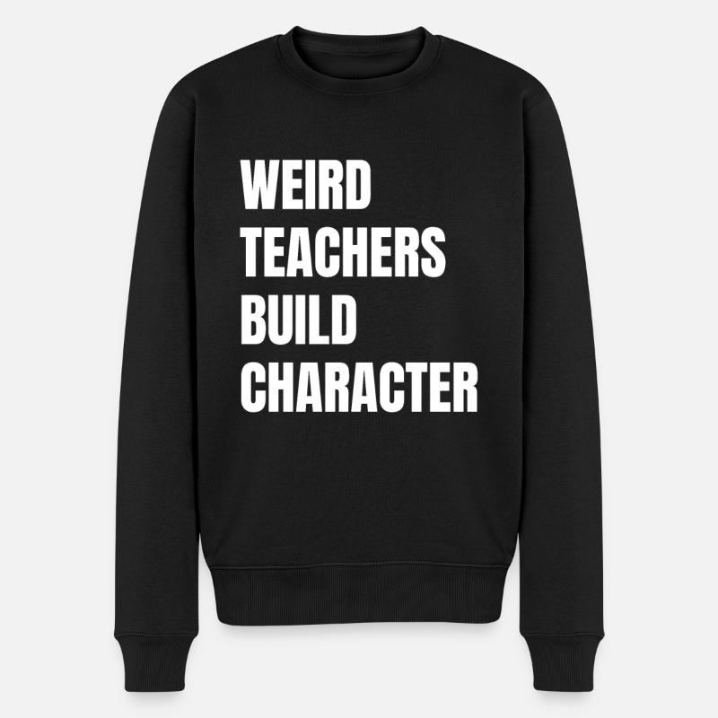Enseignants bizarres Professeurs drôles d’école - Pull Premium bio Homme - noir