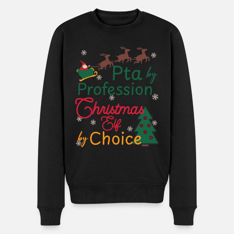 PTA Noël Noël Elfe - Pull Premium bio Homme - noir
