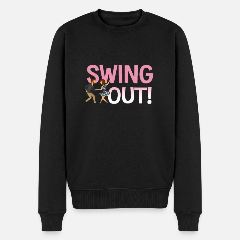 Swing Dancing Swing Out - Pull Premium bio Homme - noir