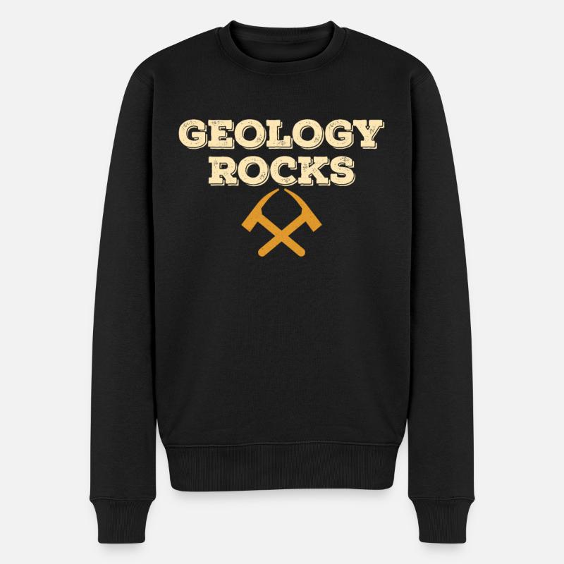 Géologue Géologie Roches - Pull Premium bio Homme - noir