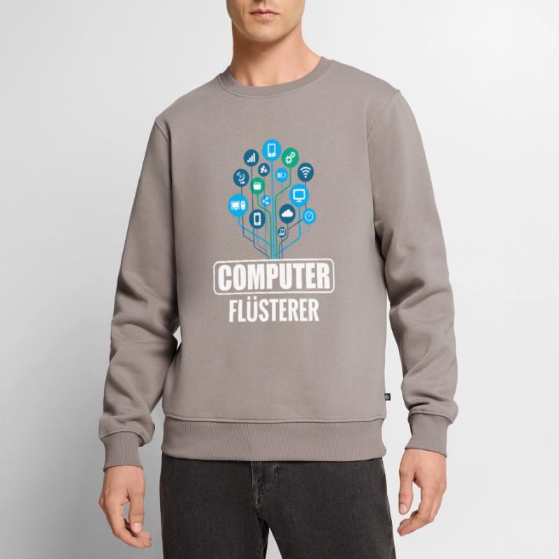 Programmierer Informatik Admin Computer Flüsterer Männer Premium Bio Pullover
