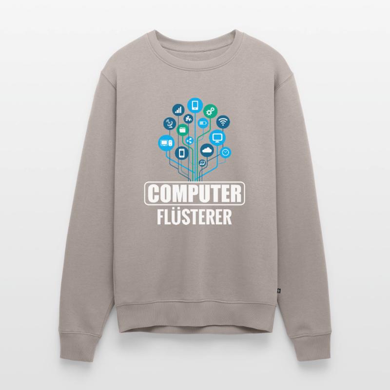 Programmierer Informatik Admin Computer Flüsterer Männer Premium Bio Pullover
