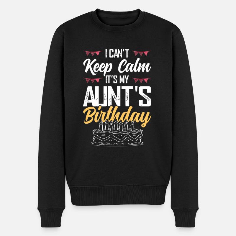 anniversaire de tante - Pull Premium bio Homme - noir