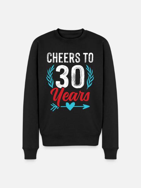 30 years birthday - Men's Premium Organic Jumper - black