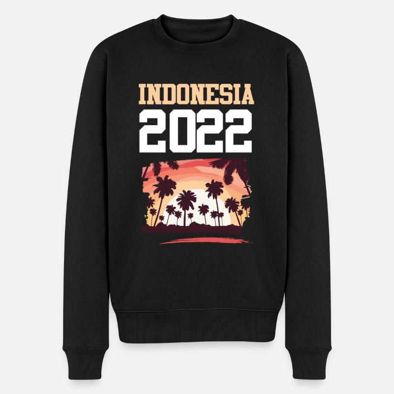 Indonésie 2022 - Pull Premium bio Homme - noir