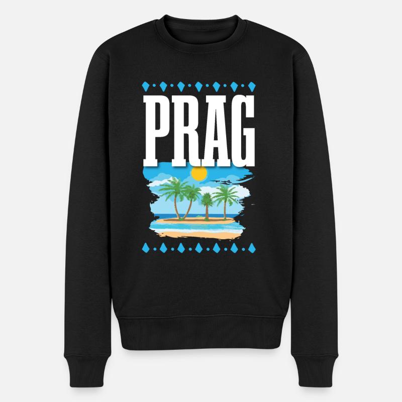 Prague - Pull Premium bio Homme - noir