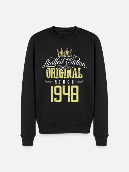 Édition limitée 1948 - Pull Premium bio Homme - noir