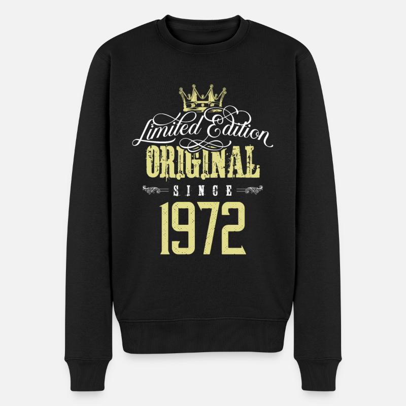 Édition limitée 1972 - Pull Premium bio Homme - noir