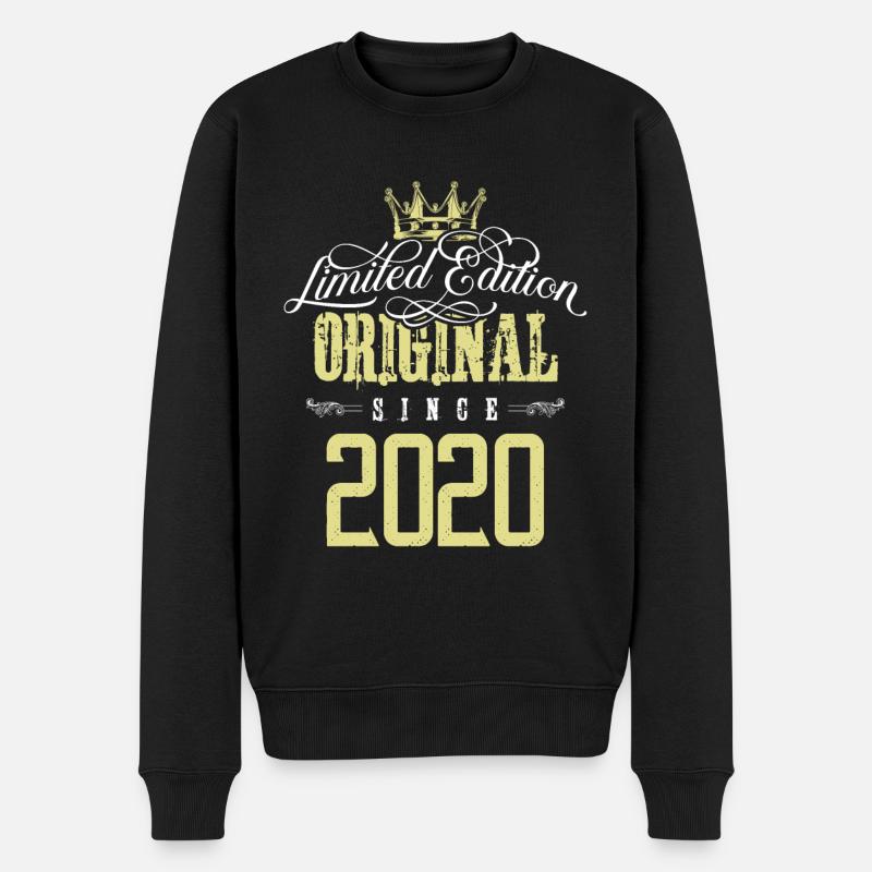 2020 limited edition - Männer Premium Bio Pullover - Schwarz