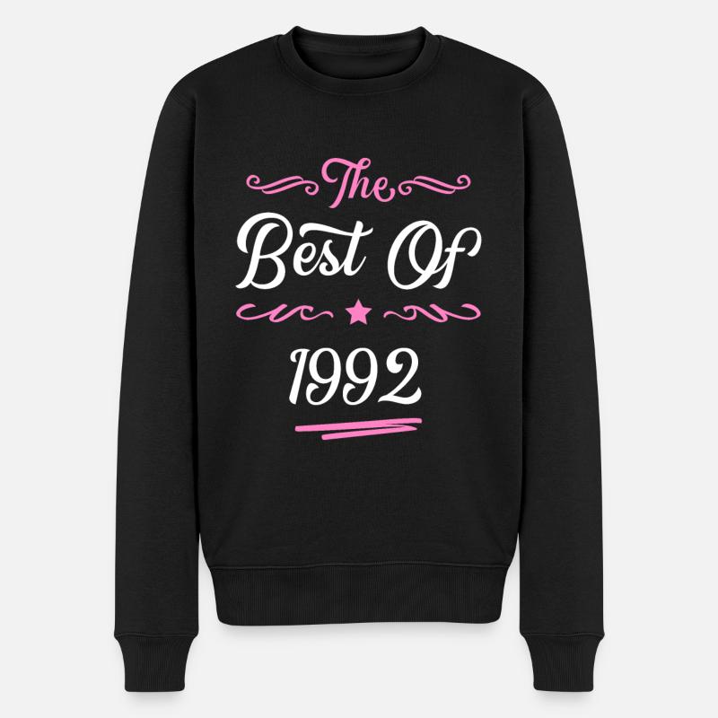 1992 best of - Männer Premium Bio Pullover - Schwarz