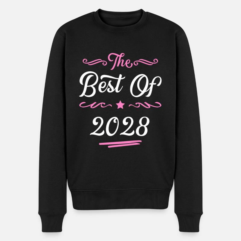 2028 best of - Männer Premium Bio Pullover - Schwarz