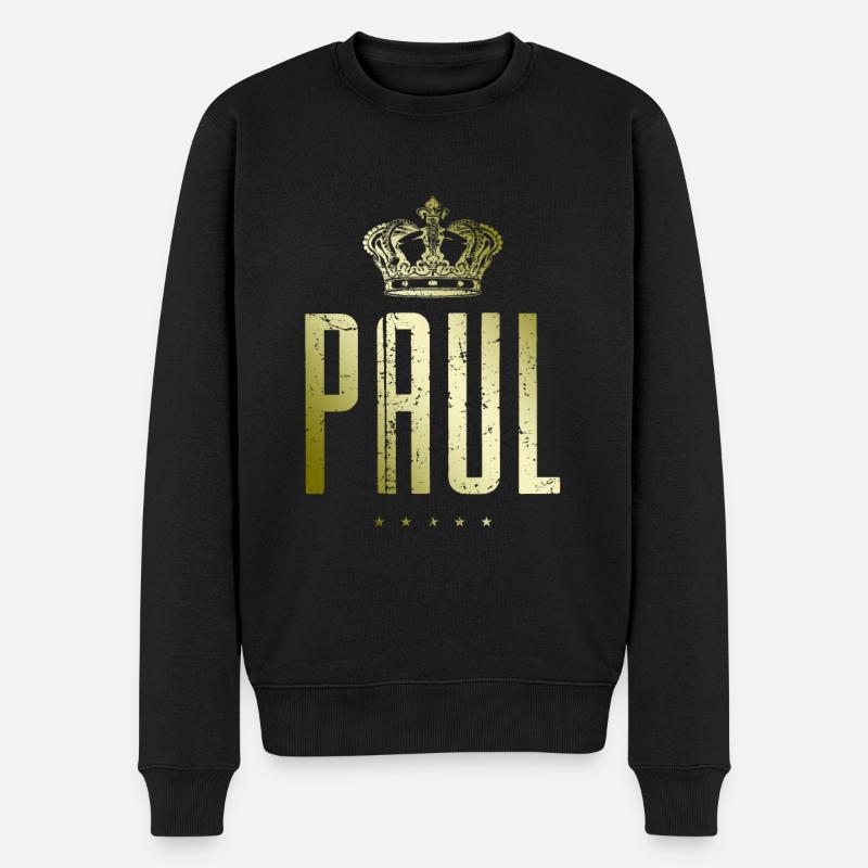 Paul - Pull Premium bio Homme - noir