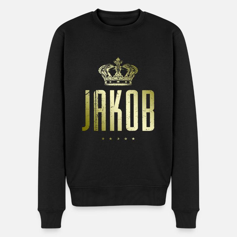 Jacob - Pull Premium bio Homme - noir