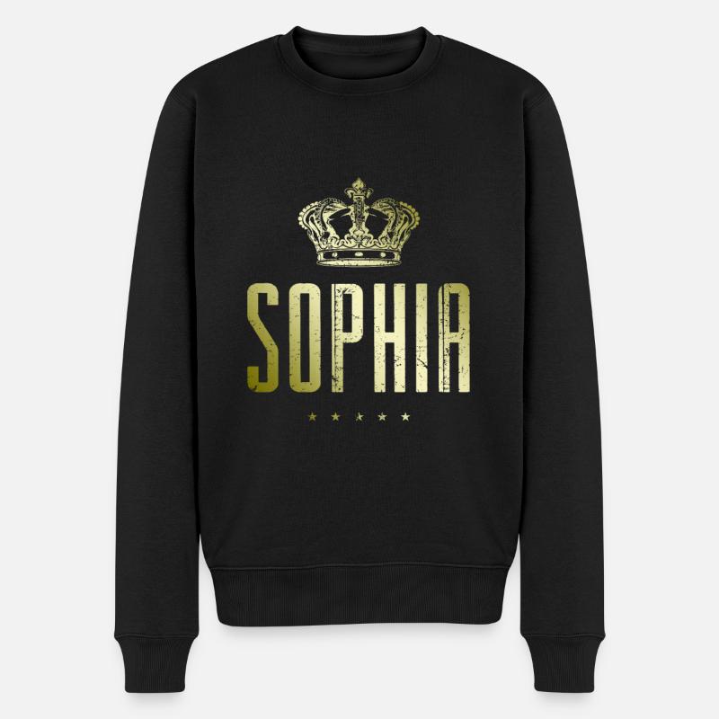 Sophia - Pull Premium bio Homme - noir
