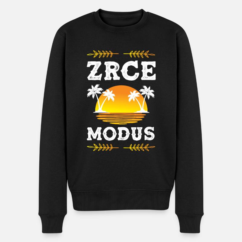 Zrce Mode - Pull Premium bio Homme - noir