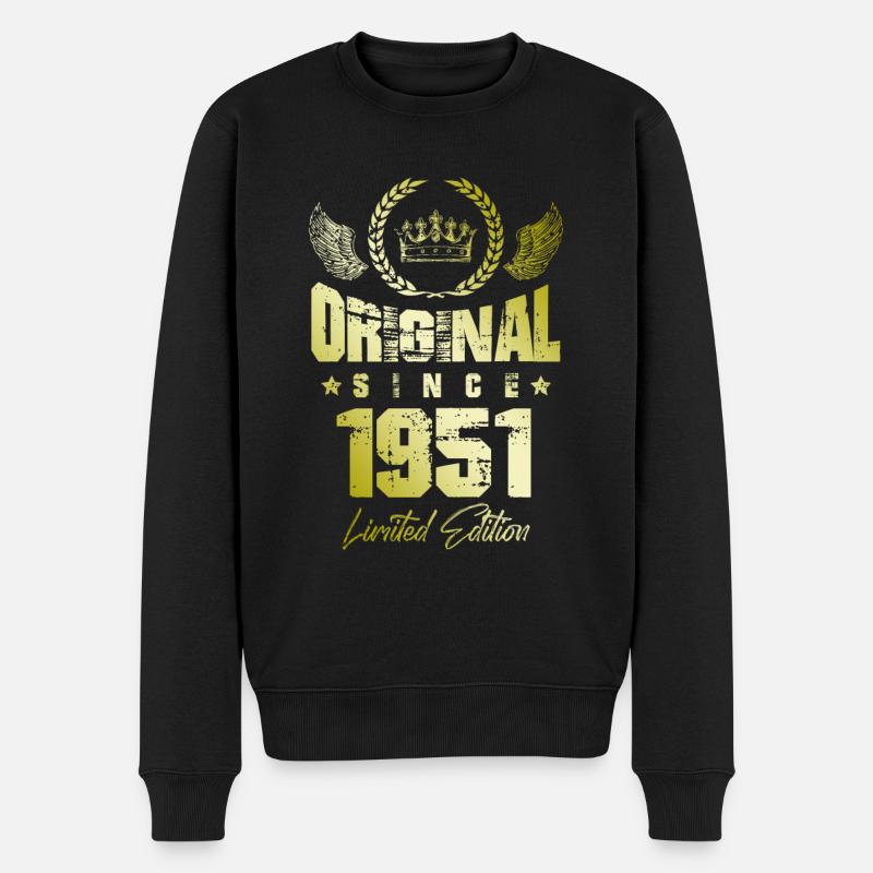 Édition limitée 1951 - Pull Premium bio Homme - noir