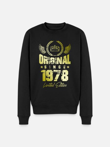 Édition limitée 1978 - Pull Premium bio Homme - noir