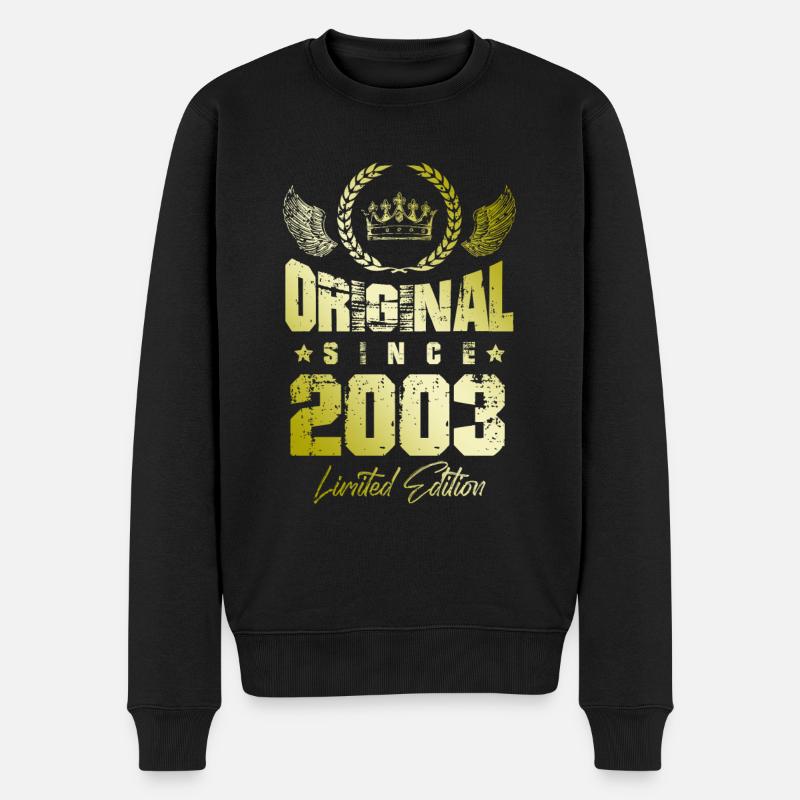 Édition limitée 2003 - Pull Premium bio Homme - noir
