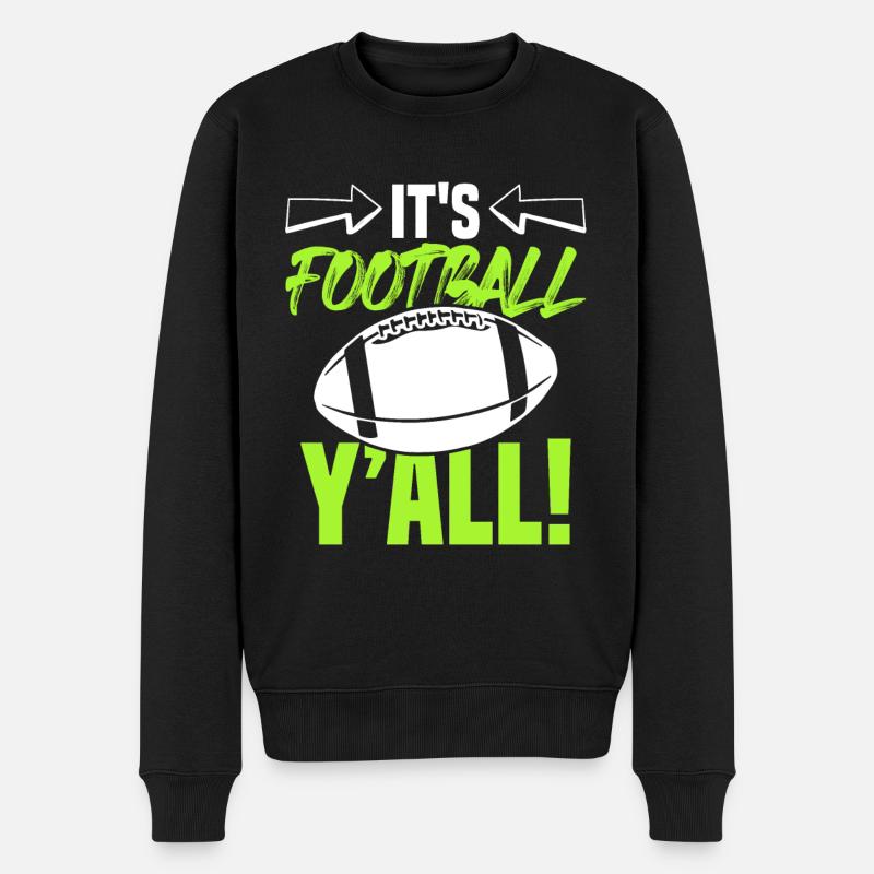 devise du football - Pull Premium bio Homme - noir